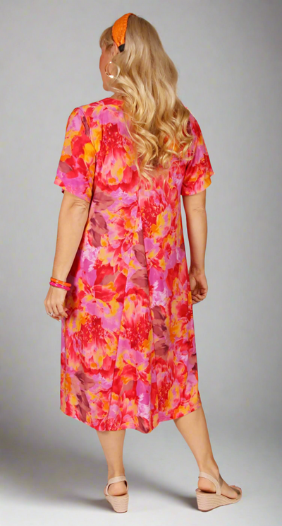 Florence Float Dress Sunset Blossom