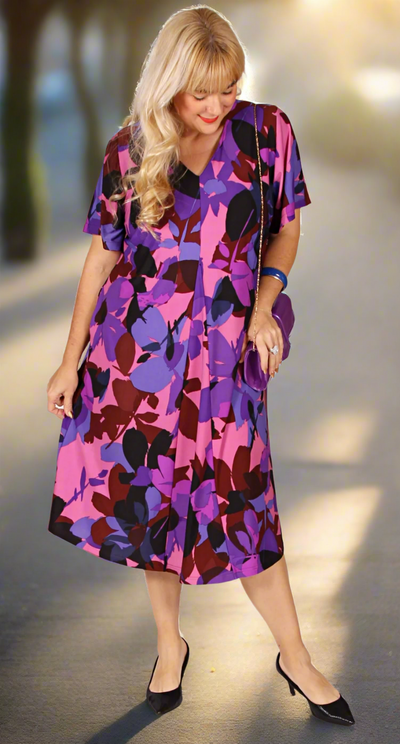 Florence Float Dress Plum Passion