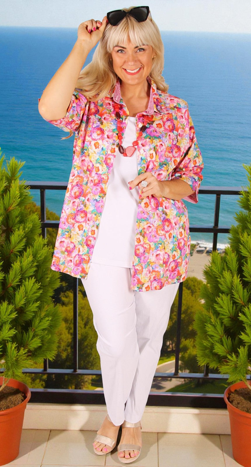 Full Length Bengaline Pant White