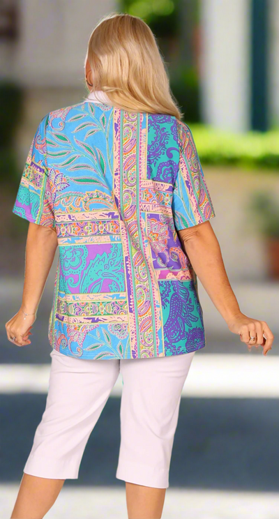 Designer Print  Polo Mediterranean Mix