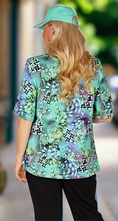 Rikki Round Neck Top Magical Mint