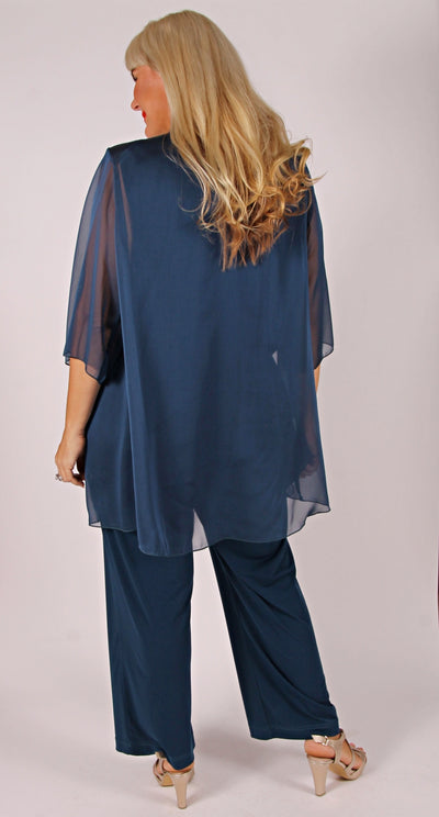 New Wide Leg Pant Teal