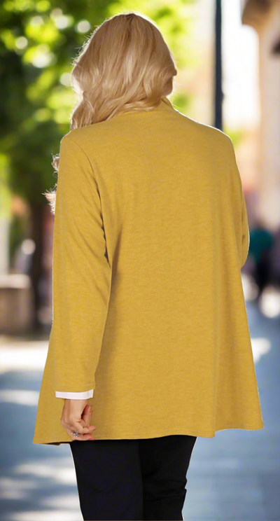 Wonderful Waterfall Jacket Cosy Knit Chartreuse