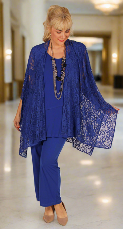 Occasion Wrap Sapphire Lace