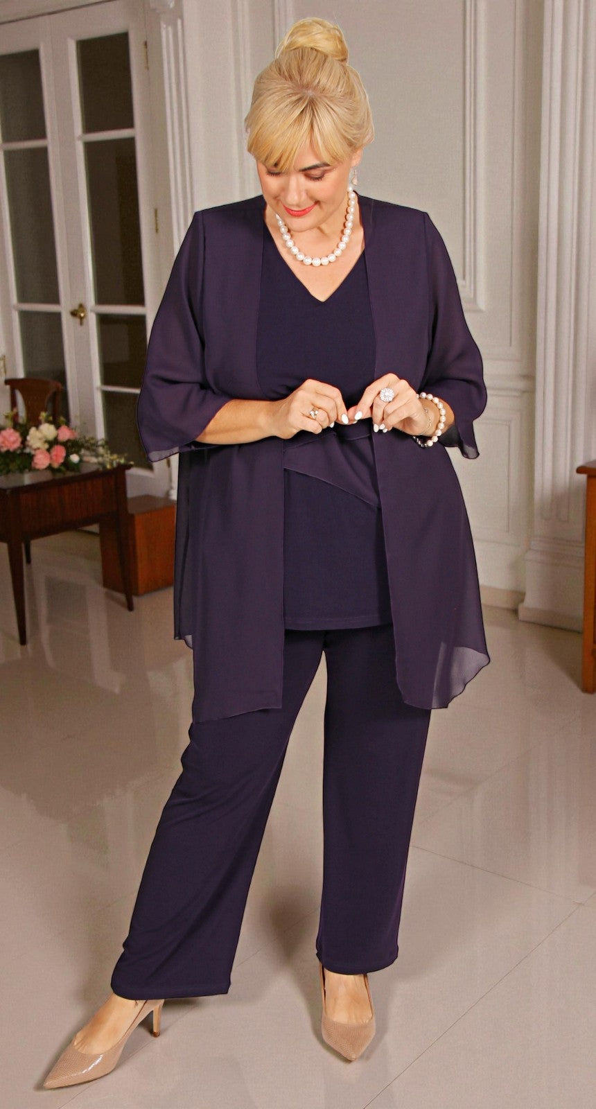 Events Wide Leg Pant Amethyst