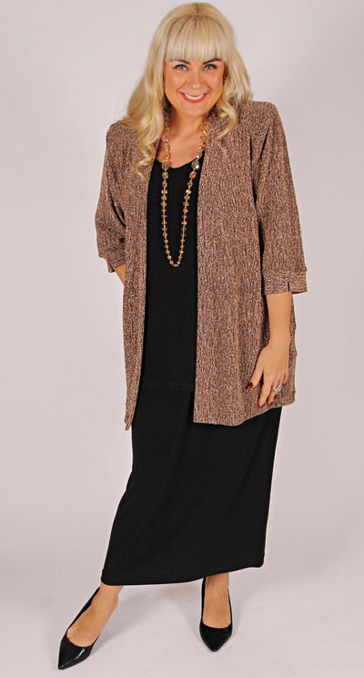 Starlit Shimmer Jacket Gold