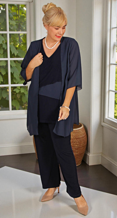 Events Wide Leg Pant Navy