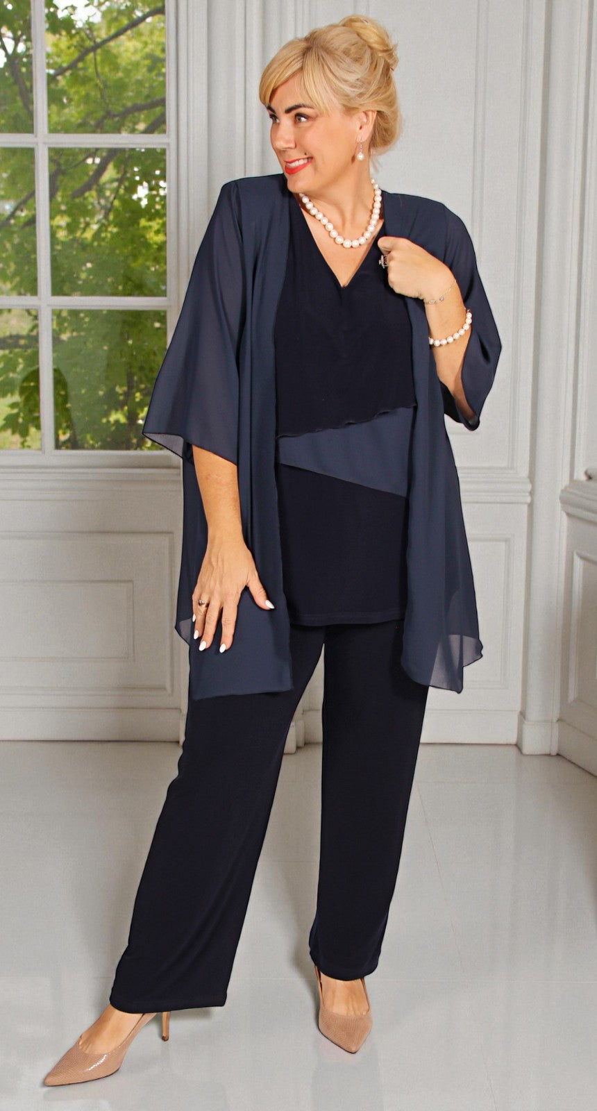 Events Wide Leg Pant Navy