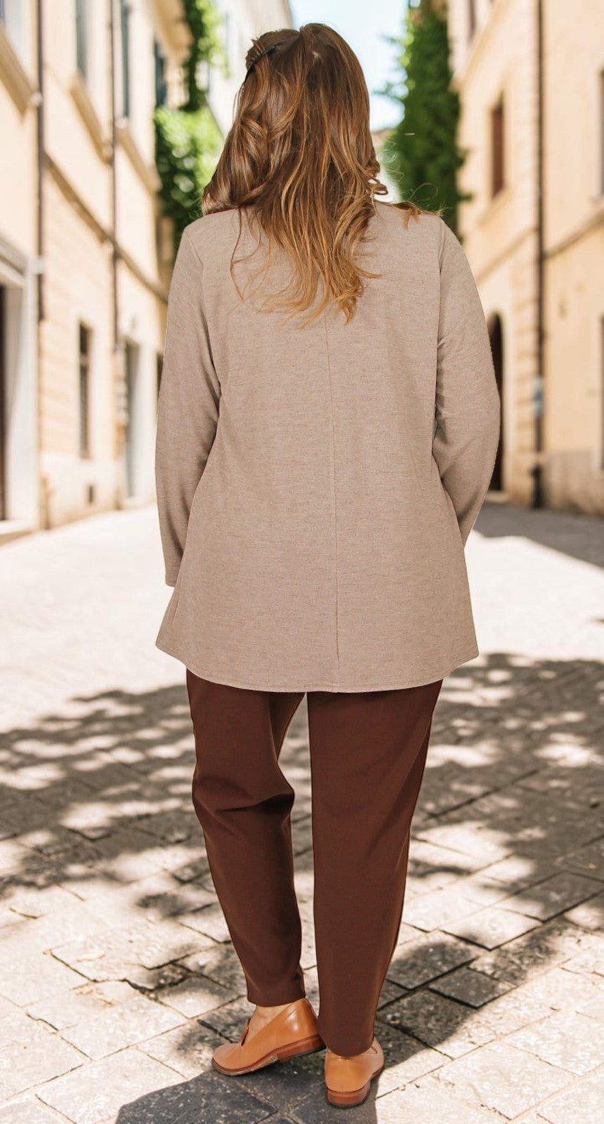 Wonderful Waterfall Jacket Cosy Knit Oatmeal – Sybils Plus Size Fashion