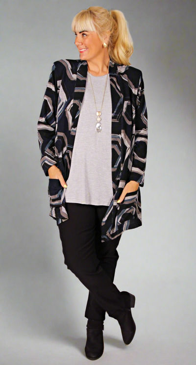 Cosy Knit Edge to Edge Geometric Shapes