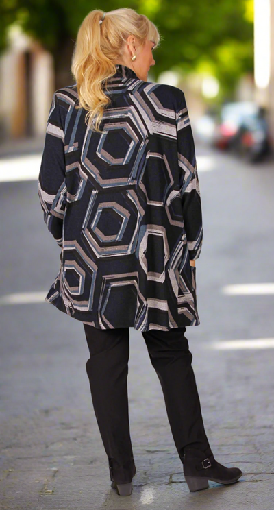 Cosy Knit Edge to Edge Geometric Shapes