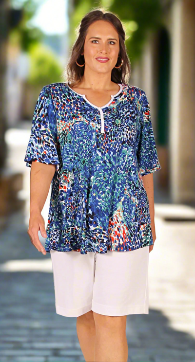 Suzie Swing Top Royal Mix