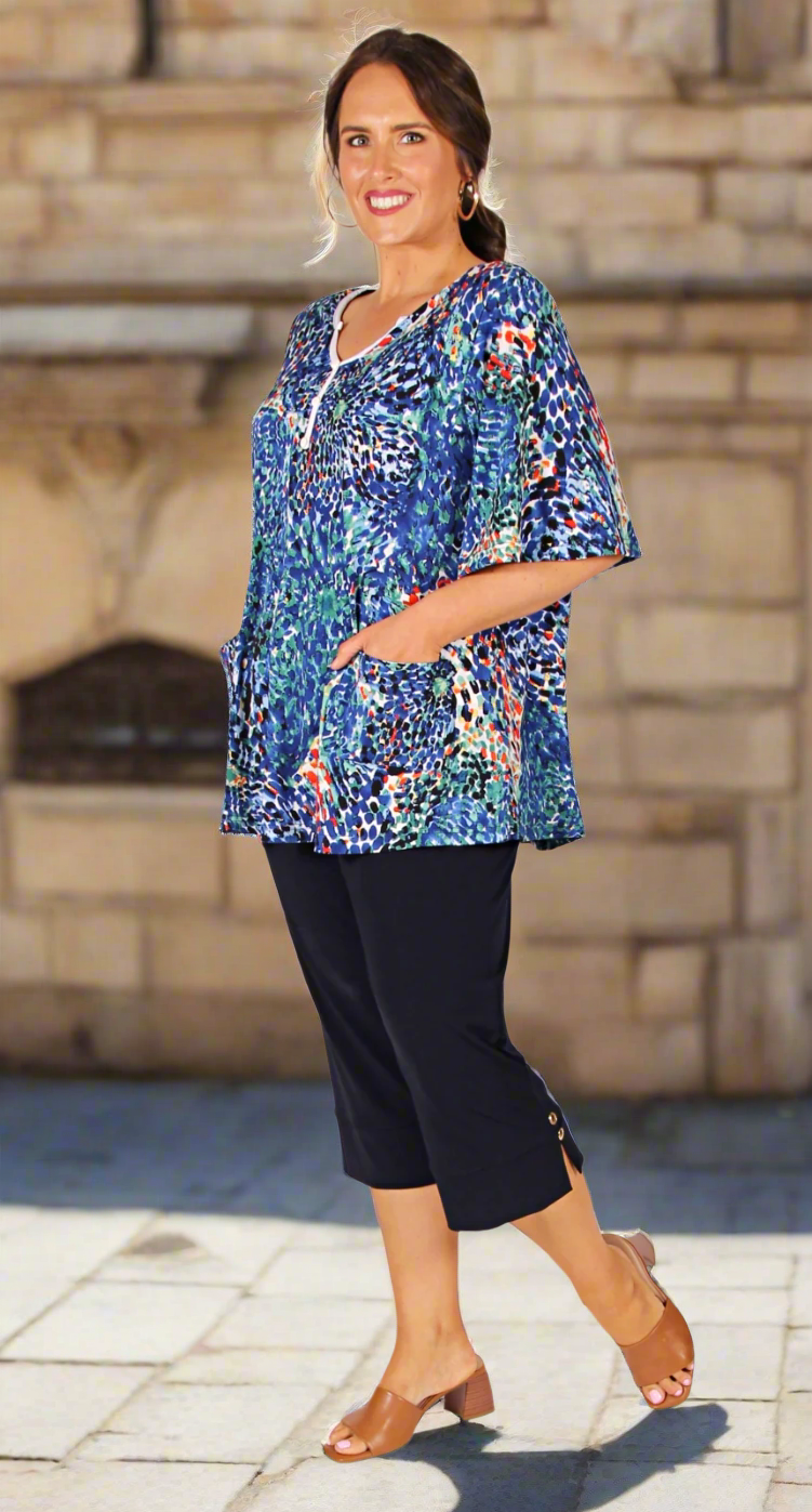 Suzie Swing Top Royal Mix