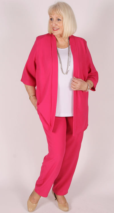 Relaxed Cut Pant Pink Crinkle
