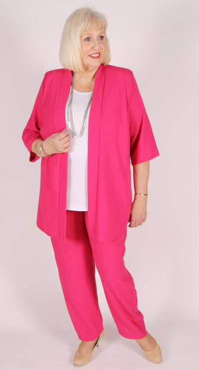 Relaxed Cut Pant Pink Crinkle